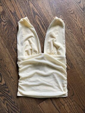 Garage Butter Yellow Tank Top